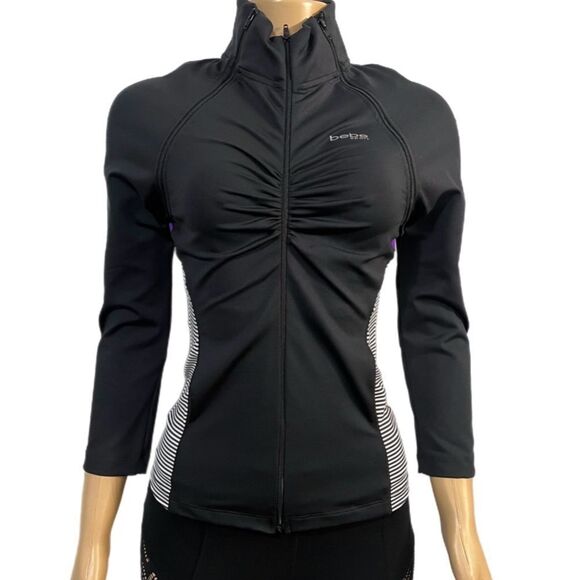 BBSP Bebe Sport 3/4 sleeve Full zip Sports Jacket / Vest detachable Sleeve S - Picture 6 of 12